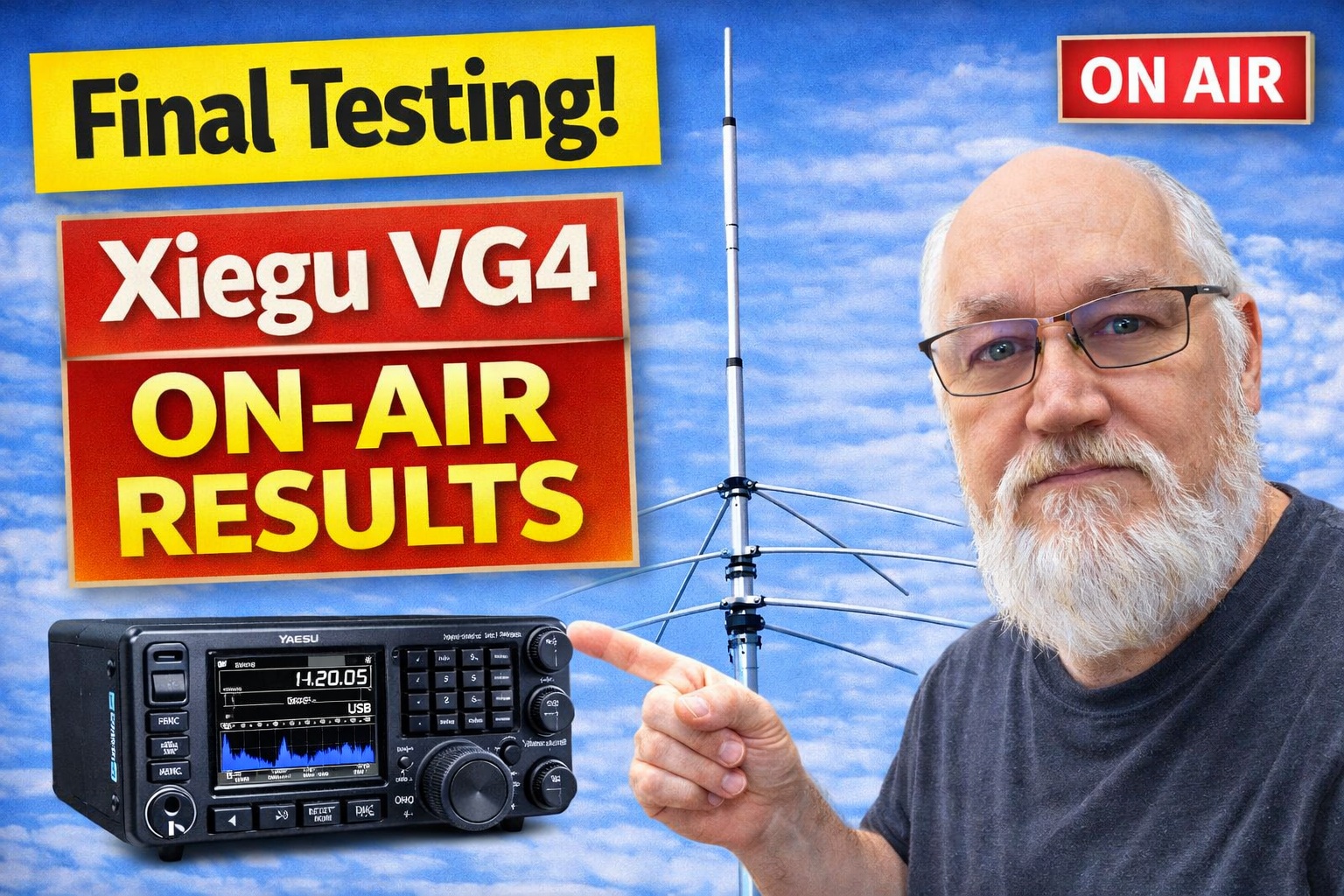 ZYU / Xiegu VG4 Vertical Antenna Review